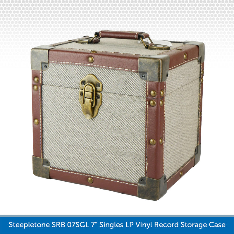 Steepletone SRB 07SGL 7" Singles LP Vinyl Record Storage Case