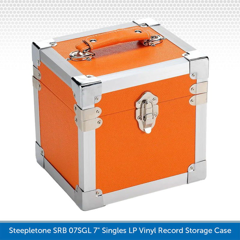 Steepletone SRB 07SGL 7" Singles LP Vinyl Record Storage Case