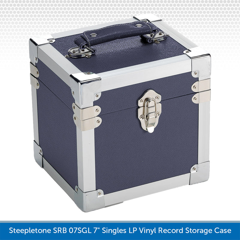 Steepletone SRB 07SGL 7" Singles LP Vinyl Record Storage Case