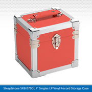 Steepletone SRB 07SGL 7" Singles LP Vinyl Record Storage Case