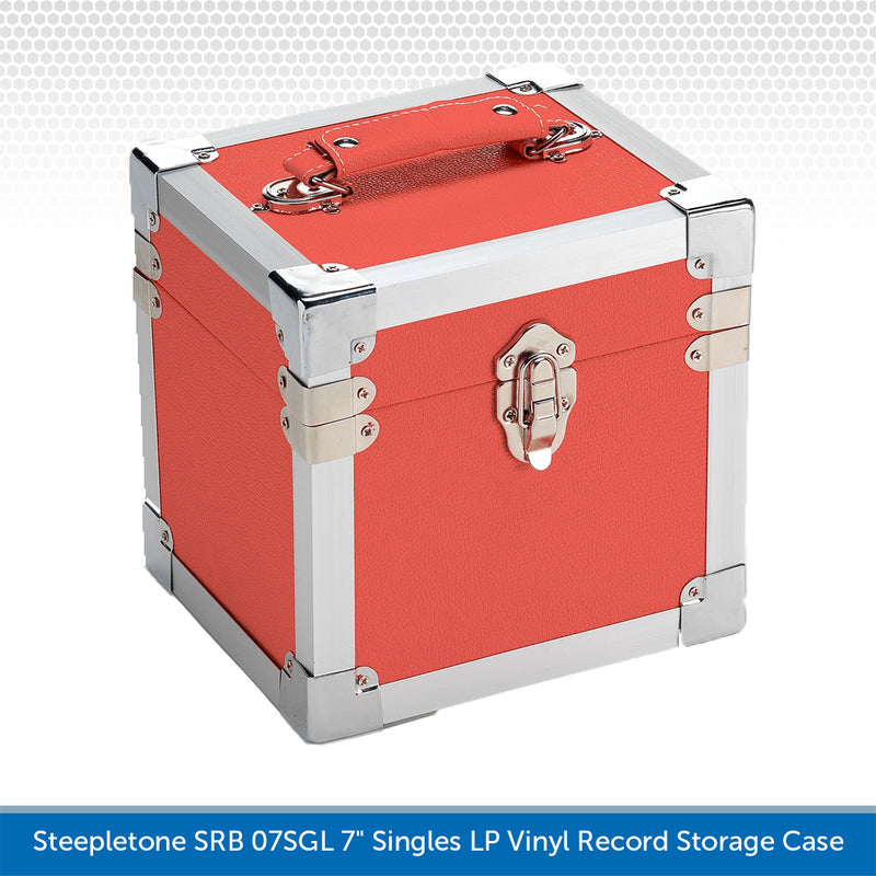 Steepletone SRB 07SGL 7" Singles LP Vinyl Record Storage Case