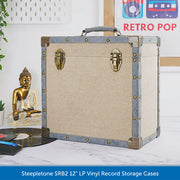 Steepletone SRB2 12" LP Vinyl Record Storage Case