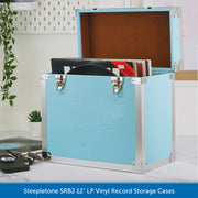 Steepletone SRB2 12" LP Vinyl Record Storage Case