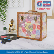 Steepletone SRB2 12" LP Vinyl Record Storage Case