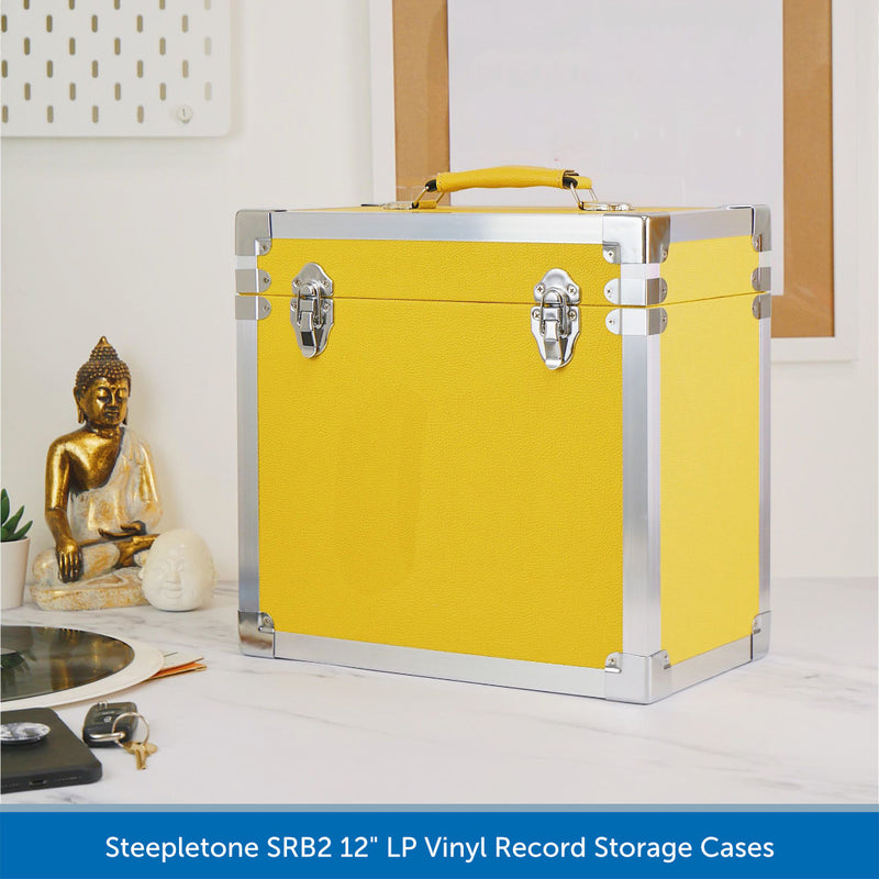 Steepletone SRB2 12" LP Vinyl Record Storage Case