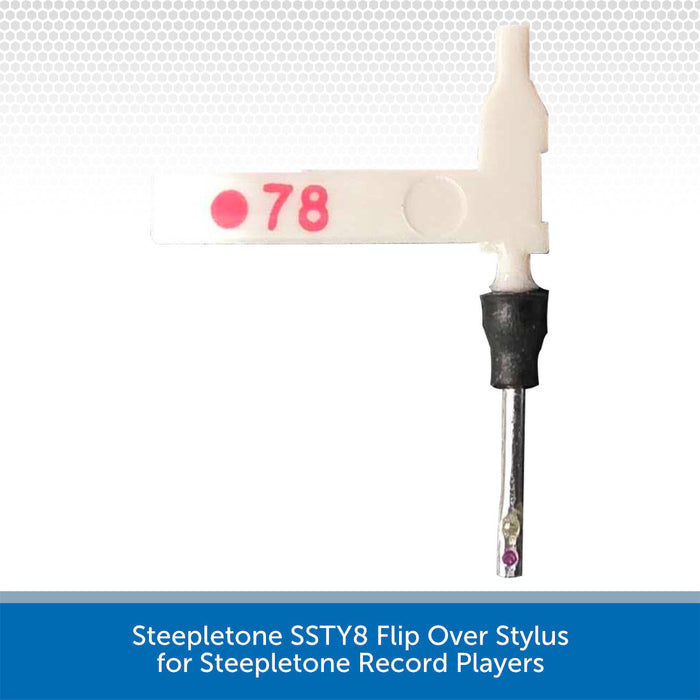 Steepletone SSTY8 Flip Over Stylus for Record Players & Music Centres – Flip Type