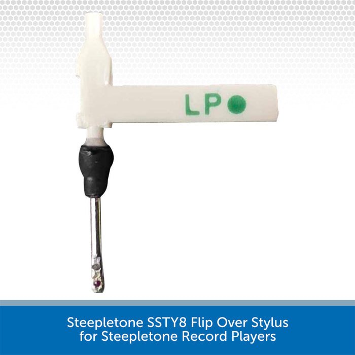 Steepletone SSTY8 Flip Over Stylus for Record Players & Music Centres – Flip Type