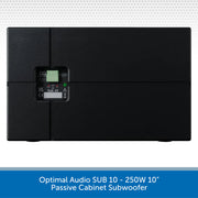 Optimal Audio SUB 10 Back