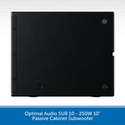 Optimal Audio SUB 10 Side