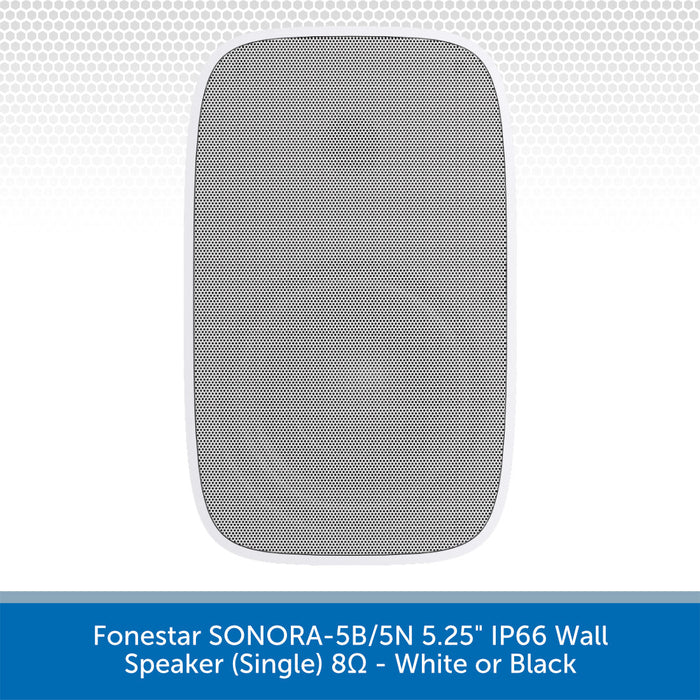 Fonestar SONORA-5B/5N 5.25" IP66 Wall Speaker on a white background
