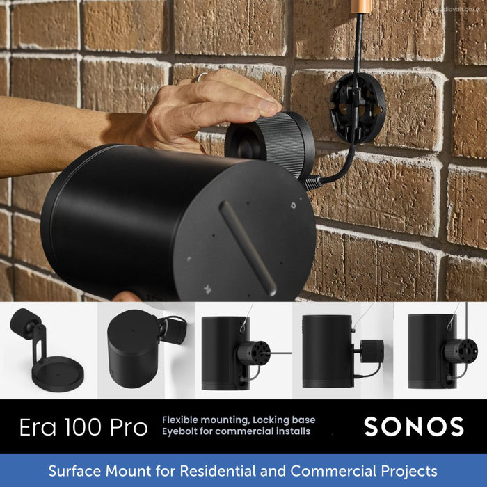 Sonos Era 100 Pro Surface Mount Wall Brackets