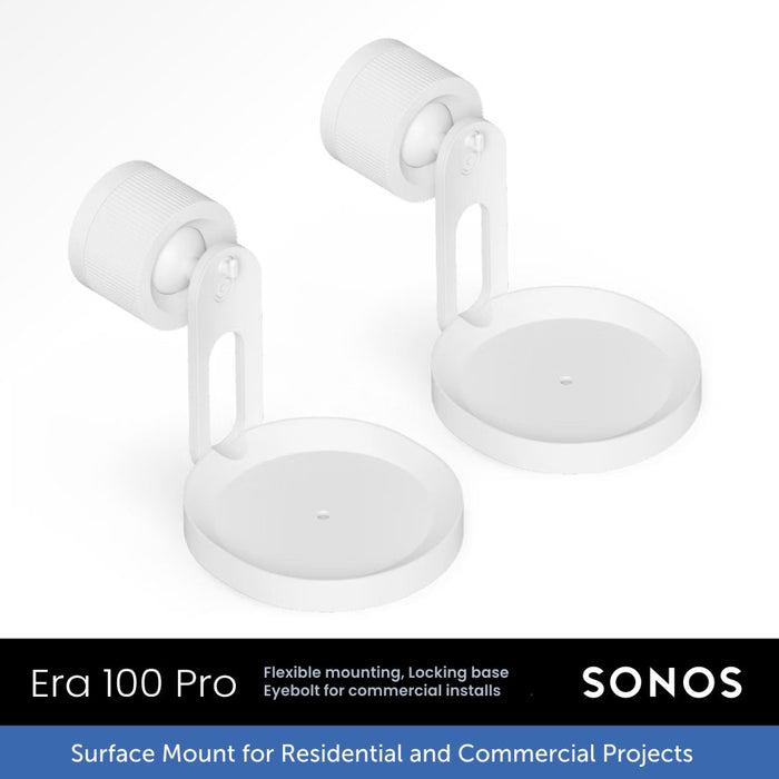 Sonos Era 100 Pro Surface Mount Wall Brackets