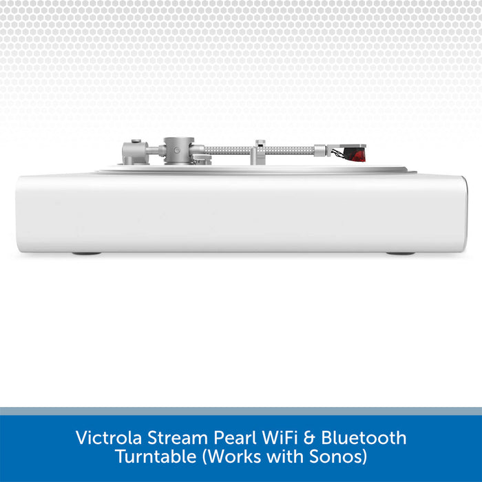 Victrola Stream Pearl WiFi & Bluetooth Turntable (Works with Sonos)