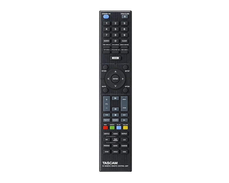 Tascam BD-MP4K Professional 4K UHD Blu-Ray & Multimedia Player