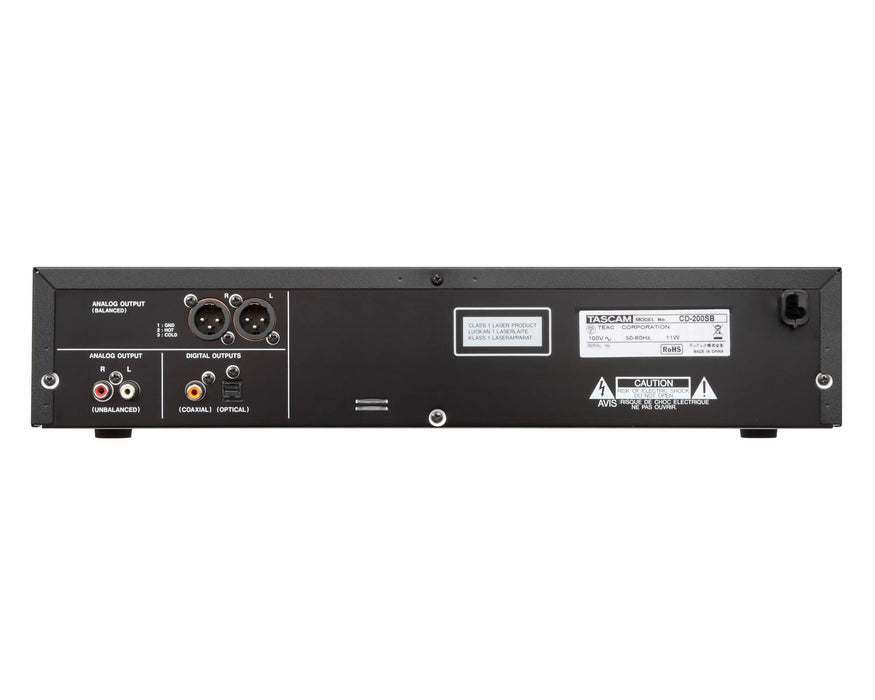 Tascam CD-200SB Professional Rack-Mount CD, USB & SD Card Player