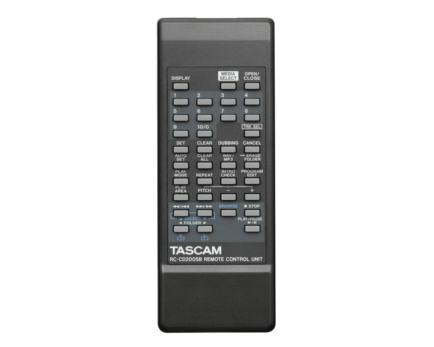Tascam CD-200SB Professional Rack-Mount CD, USB & SD Card Player