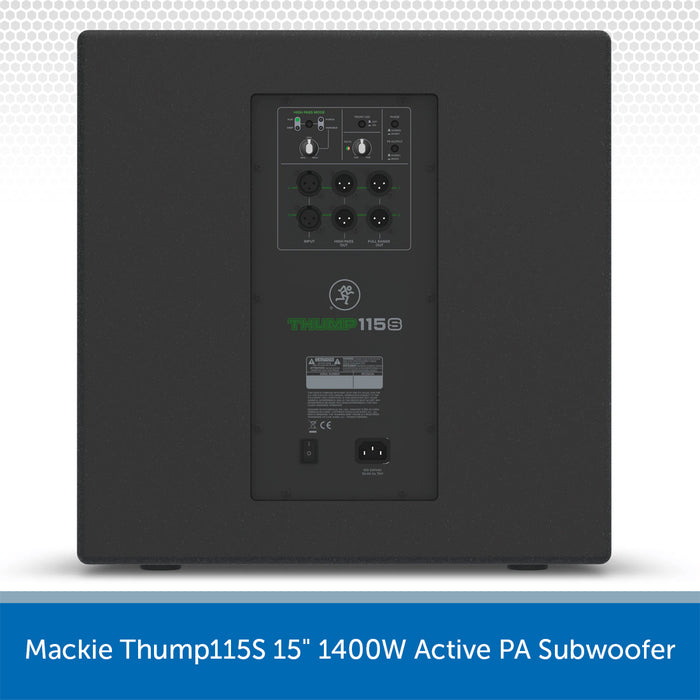 Mackie Thump115S 15" 1400W Active PA Subwoofer