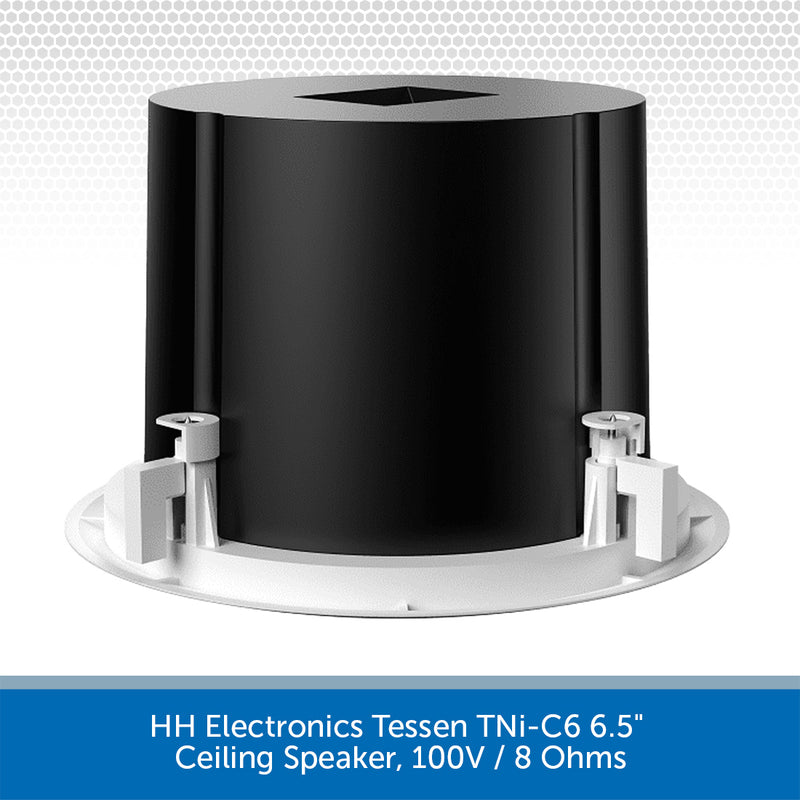 HH Electronics Tessen TNi-C6 6.5" Ceiling Speaker, 100V / 8 Ohms