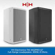 HH Electronics TNi-W12PRO 12" Full-Range Loudspeaker, 300W, 8 Ohms (Available in Black or White)