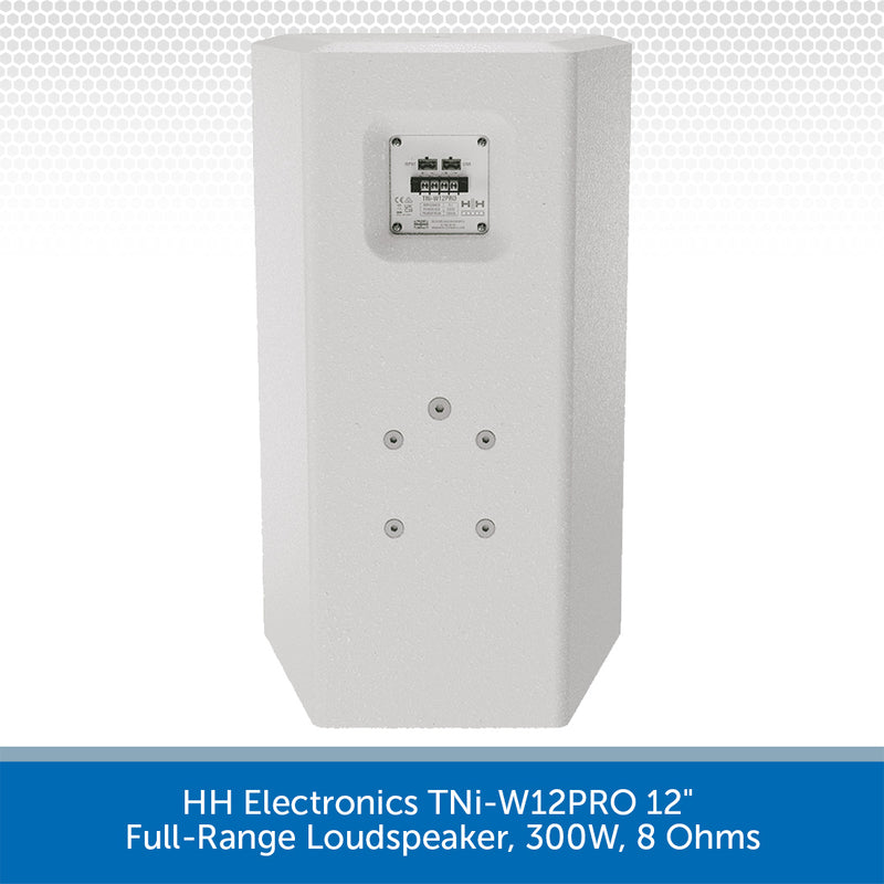 HH Electronics TNi-W12PRO 12" Full-Range Loudspeaker, 300W, 8 Ohms (Available in Black or White)