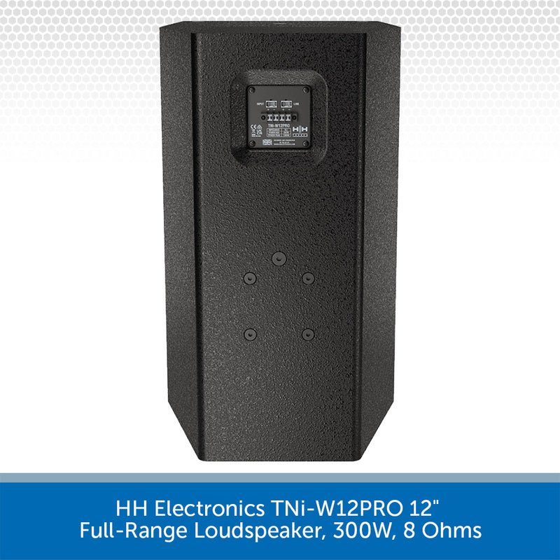 HH Electronics TNi-W12PRO 12" Full-Range Loudspeaker, 300W, 8 Ohms (Available in Black or White)
