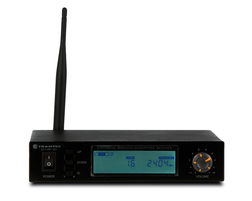 Trantec S2.4BX 2.4GHz Digital Wireless Beltpack & Lapel Microphone System