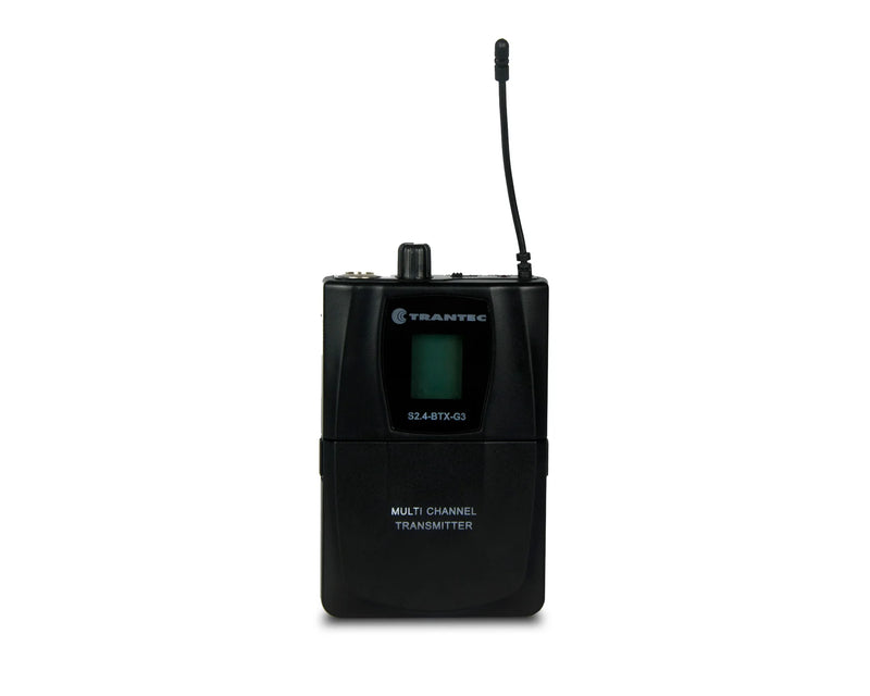 Trantec S2.4BX 2.4GHz Digital Wireless Beltpack & Lapel Microphone System
