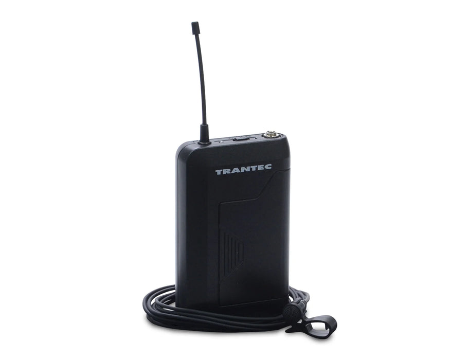 Trantec S4.10L UHF Wireless Beltpack & Lapel Microphone System with 16 Frequencies - CH38 or CH70