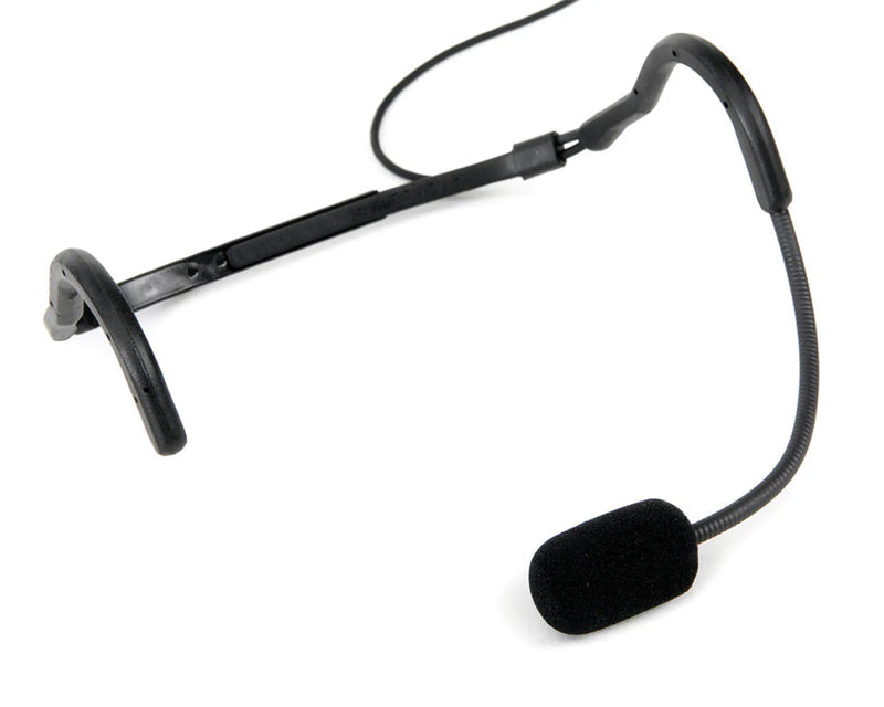 Trantec SJ66-BK (HM-66) Fitness Headset Microphone, 3.5mm Locking Jack - Black