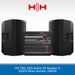 HH TRE-1201 Active PA Speaker & Q16FX Mixer Bundle with HH logo on a white background