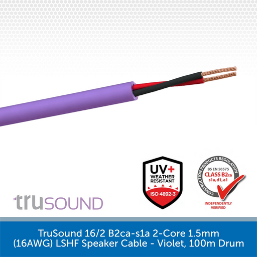 TruSound 16/2 B2ca-s1a 2-Core 1.5mm