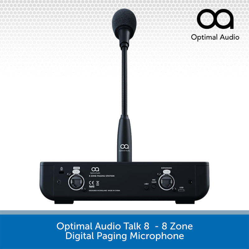 Optimal Audio Talk 8 Back