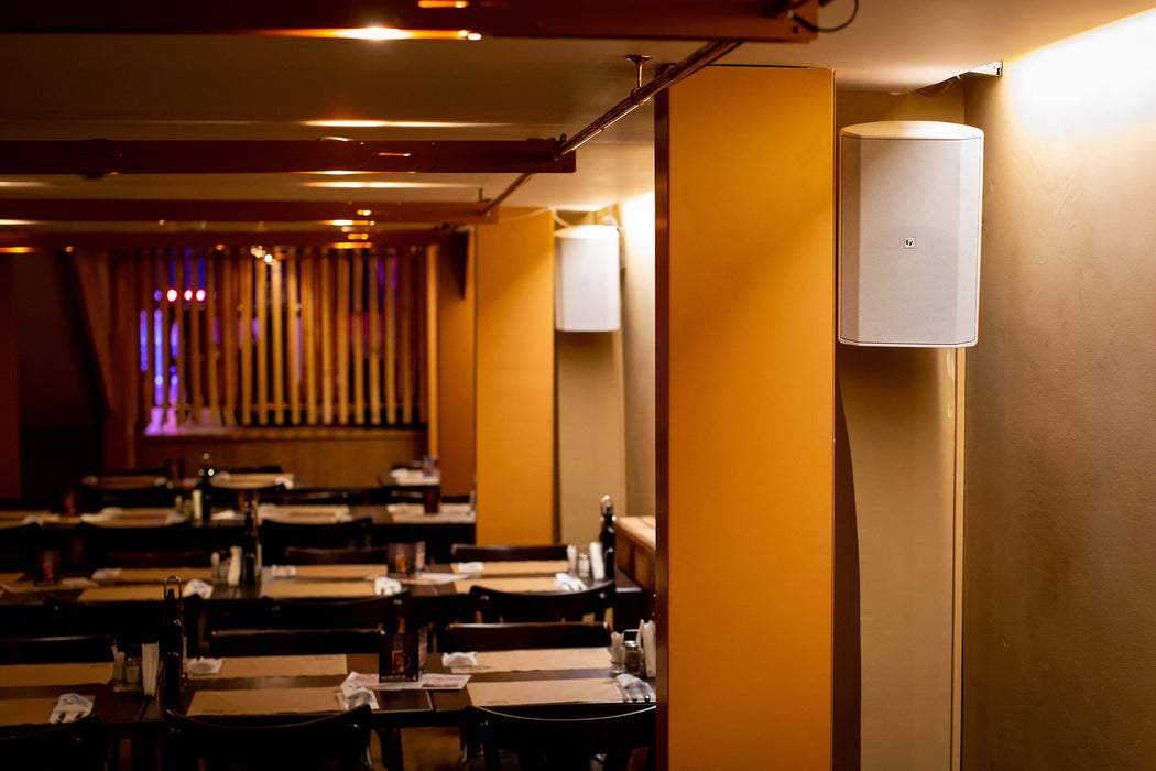 Electro-Voice EVID-S8.2T 8" Full-Range IP54 Wall Speakers 100V/8Ω (Pair) – Black or White