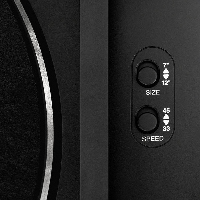 Victrola Automatic Turntable with Bluetooth & RCA Output – Black