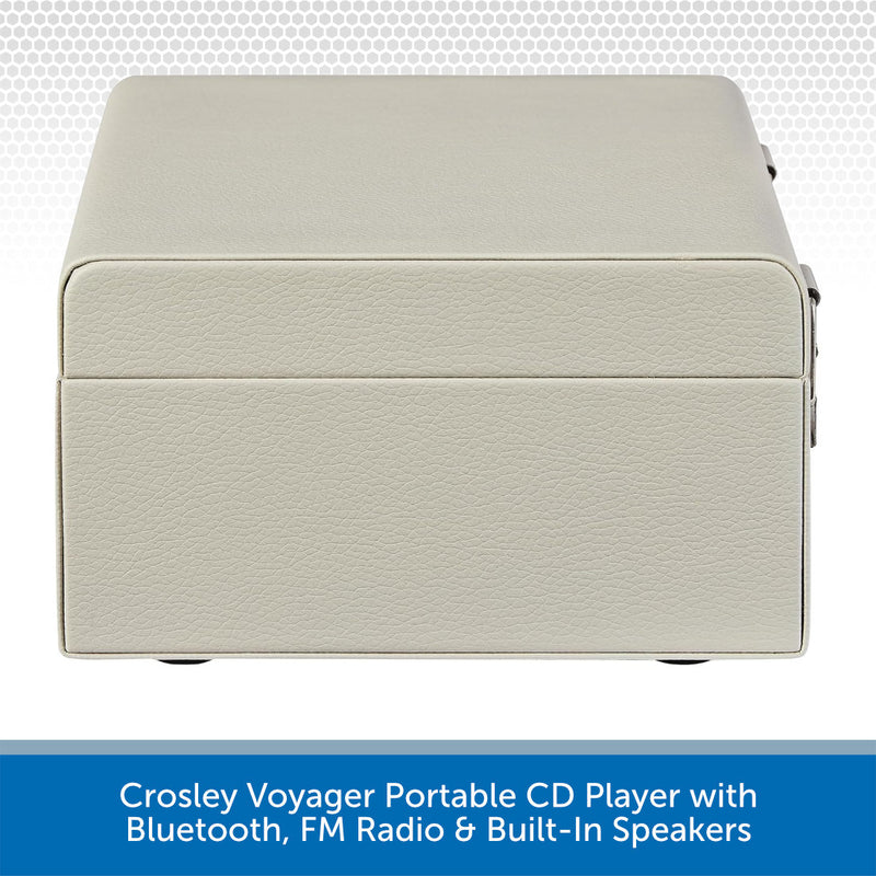 Crosley Voyager Portable CD Player with Bluetooth, FM Radio & Built-In Speakers