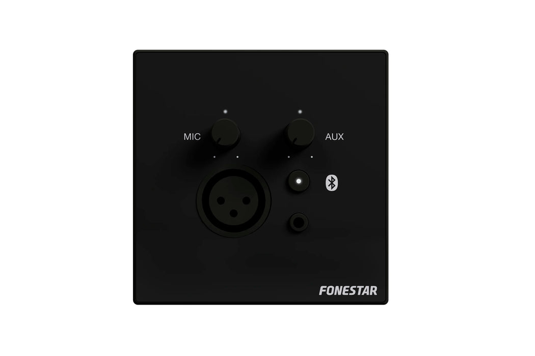 Fonestar WALLMIX Bluetooth Wall Panel with XLR Microphone & AUX Input