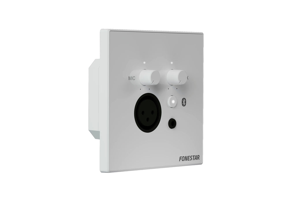 Fonestar WALLMIX Bluetooth Wall Panel with XLR Microphone & AUX Input