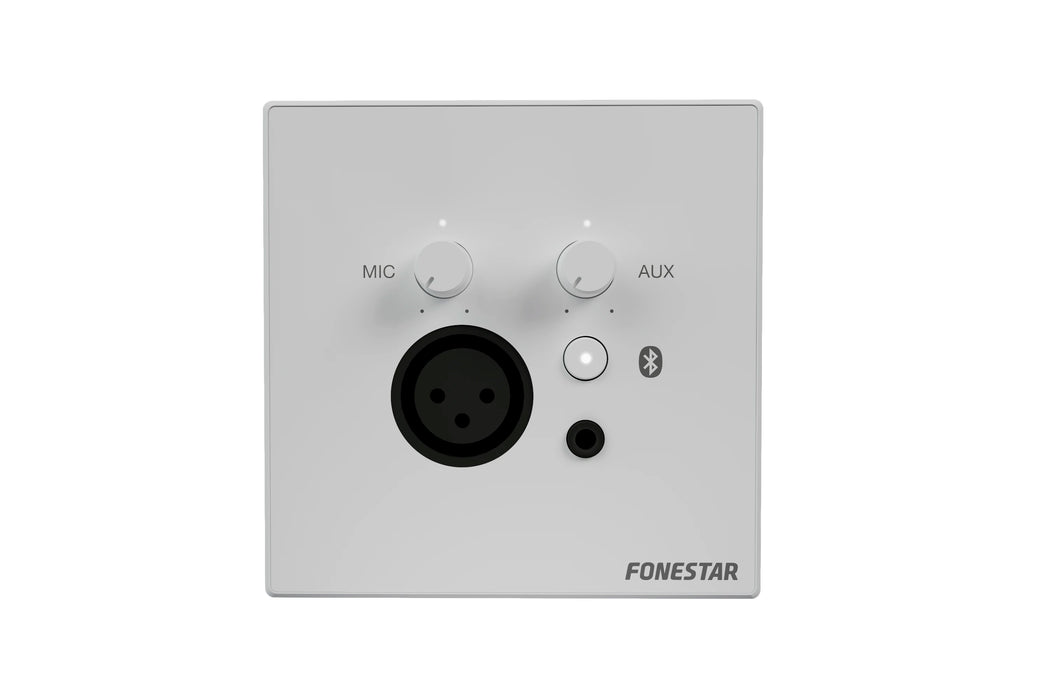 Fonestar WALLMIX Bluetooth Wall Panel with XLR Microphone & AUX Input