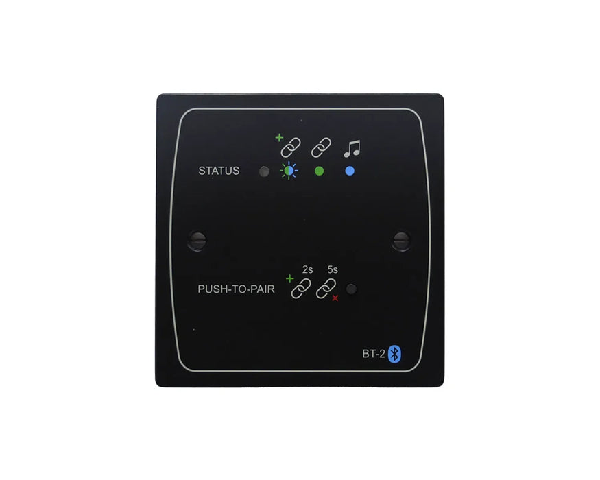 Cloud BT-2F Bluetooth Facility Input Wall Plate (Black or White)