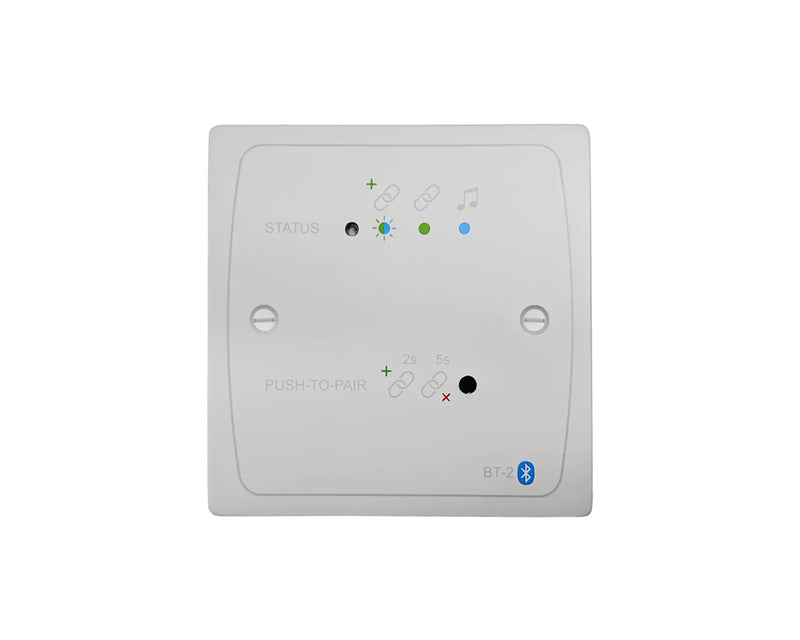 Cloud BT-2F Bluetooth Facility Input Wall Plate (Black or White)