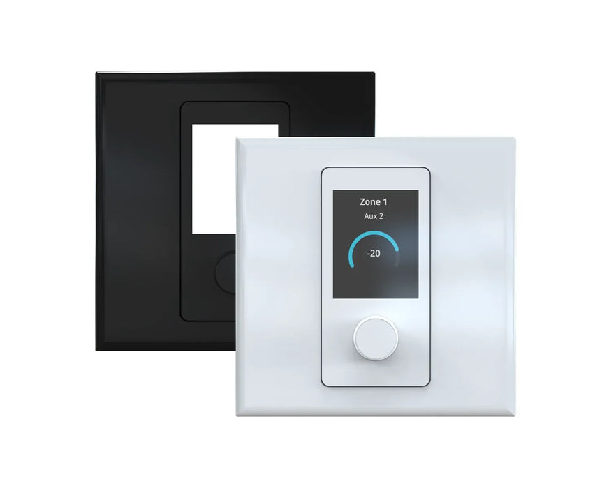 Dynacord VWP Wall Panel Controller with 1.77" Colour Display - Black & White Fascia
