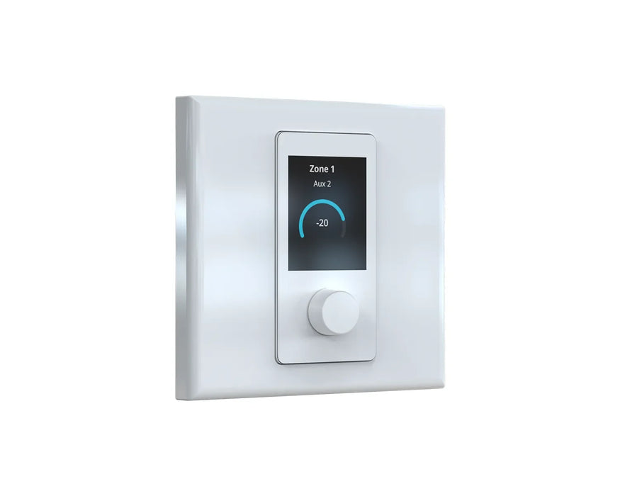 Dynacord VWP Wall Panel Controller with 1.77" Colour Display - Black & White Fascia