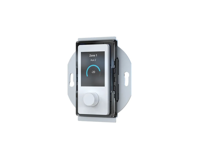 Dynacord VWP Wall Panel Controller with 1.77" Colour Display - Black & White Fascia