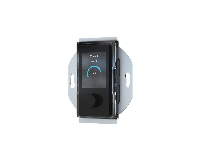 Dynacord VWP Wall Panel Controller with 1.77" Colour Display - Black & White Fascia