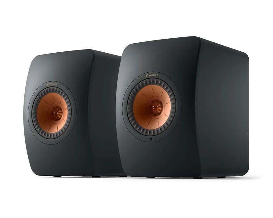 KEF LS50 Wireless II Premium Active Bookshelf Speakers (Pair)