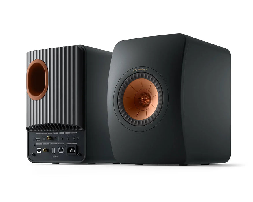KEF LS50 Wireless II Premium Active Bookshelf Speakers (Pair)