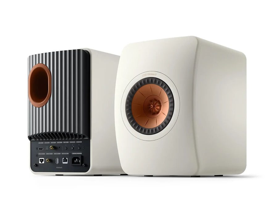 KEF LS50 Wireless II Premium Active Bookshelf Speakers (Pair)