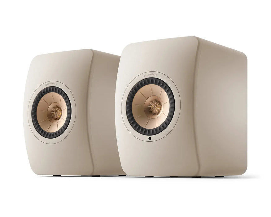 KEF LS50 Wireless II Premium Active Bookshelf Speakers (Pair)