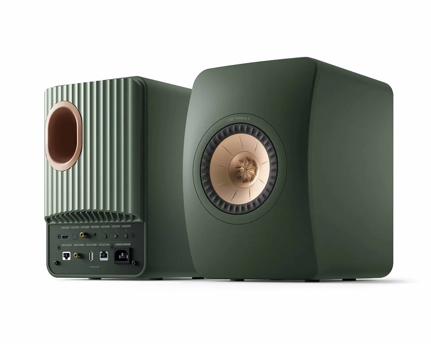 KEF LS50 Wireless II Premium Active Bookshelf Speakers (Pair)