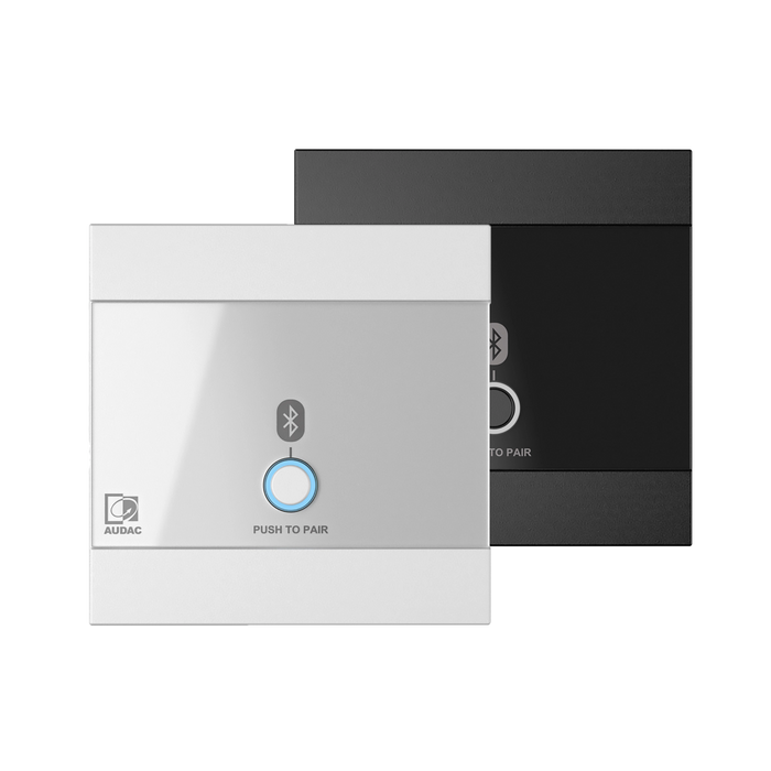 AUDAC WP220 Bluetooth Wall Panel Remote Input Module (Black or White)